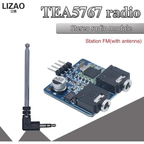 Official TEA5767 FM Stereo Radio Module for 76-108MHZ With Free Cable Antenna