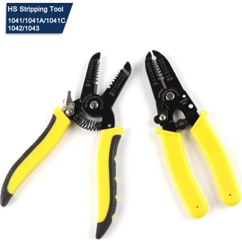 Stripping Pliers Cable Cutter Hand Tools Multifunction Wire Stripper HS-1041/HS-1042/HS-1043 Decrustation Pliers Cutter Tool