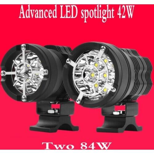 MotorcycleUniversal Led Advanced Spotlight Applicable to BMW R1200GS / Adv R1250gs/Adv Strobe Lamp Left and Right Strobe Lamp12V