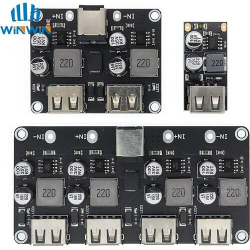 QC3.0 QC2.0 USB DC-DC Buck Converter Charging Step Down Module 6-32V 9V 12V 24V to Fast Quick Charger Circuit Board 5V