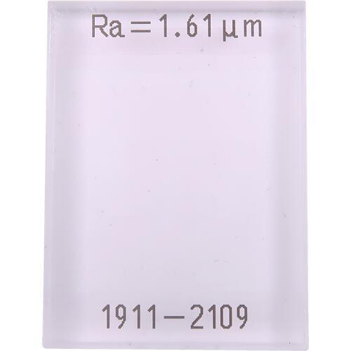 Ra 1.61um Standard Roughness Calibration Block Multi-engraved lines (Square Wave)