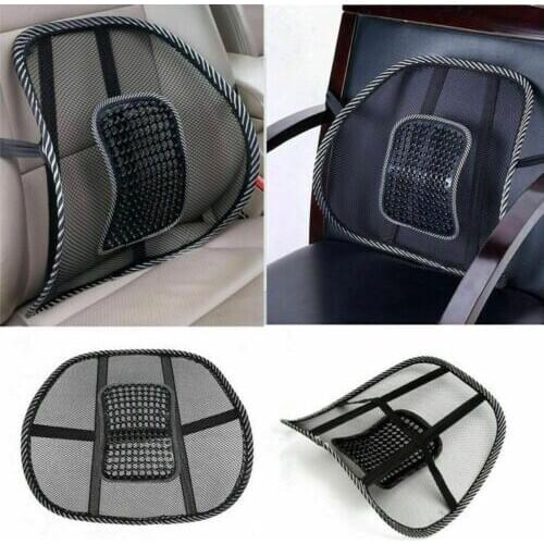 Mesh Lumbar Back Support Cushion Seat Posture Corrector Home Car Office Chair Back Protection Cushion