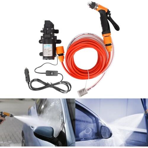 Washer Hose Set Washing Cleaning Machine 12V Auto Accessories Portable With Adapter Car High Pressure Gun Electric Water Pump