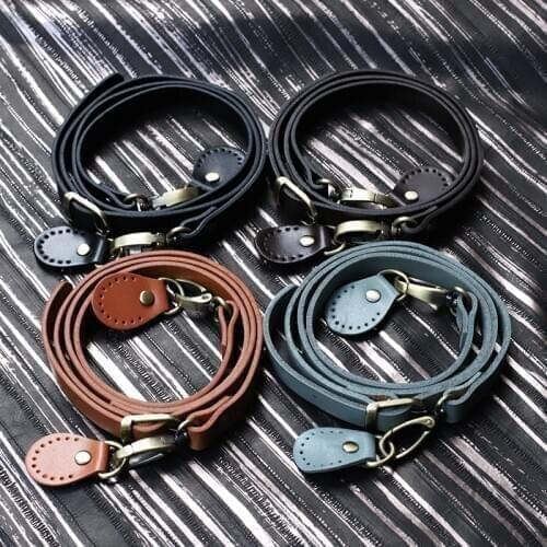 120cm Bags Strap Adjustable Strap Belt Brown Detachable Handle Real Cowhide Replacement for Women Girls Shoulder Bag Accessories