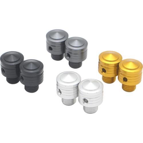 Universal Motorcycle M10X1.25 CNC Mirror Hole Plug Screw Aluminum 4Color for Honda for Yamaha for Suzuki for Kawasaki