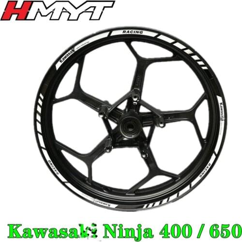 For Kawasak Ninja 400 650 250 zx-6r10r14r Z400 650 800 900 1000 motorcycle hub waterproof reflective sticker