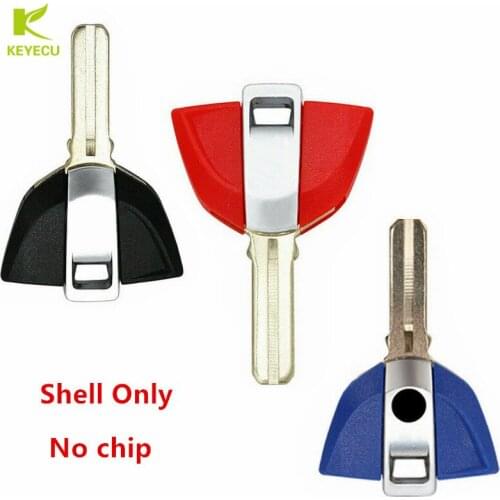 KEYECU Replacement Blank Blade Uncut Key Shell Case For BMW K1600GTL R1200RT LC R1200GS ADV R1200GS S1000RR F800GS K1300S F800ST