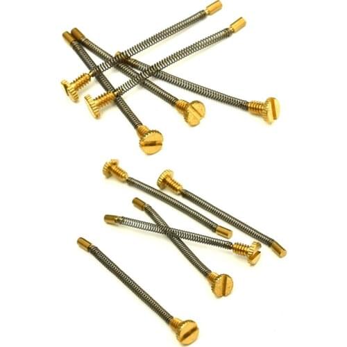 10pcs/Pack 50mm*2.5mm Universal Replacement Flint Spring Screws For ZP Kerosene Oil Petrol Lighter Repair Service Inner Parts