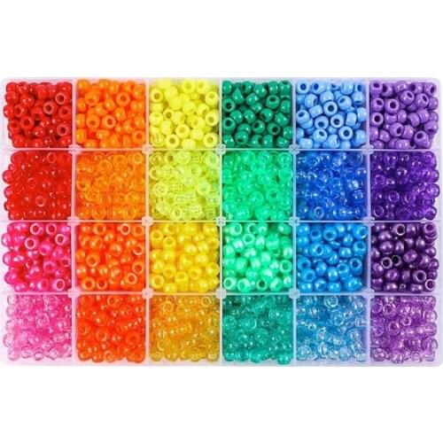 2880Pcs 9Mm Round Imitation Pearl Beads Mix Colors Loose Bead Sewing Garments Accessories DIY Jewelry Embellishment