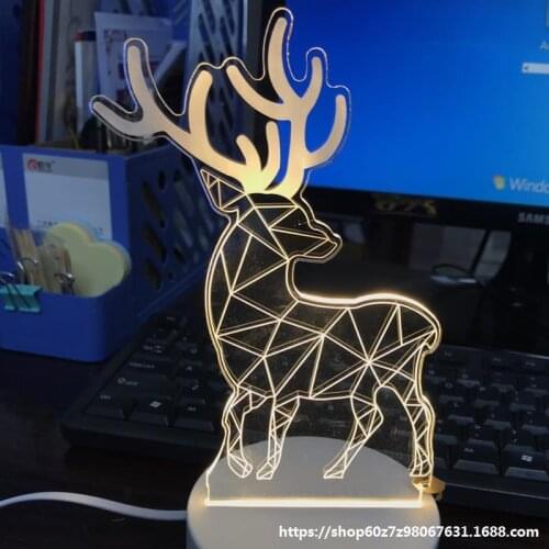 3D 7 Colors Changing Cute Jellyfish Lamps Romantic Led Touch Children Lights Bedroom Decoration Valentines Day Gift Night Light