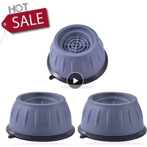4Pcs Anti-Vibration Feet Pads Washing Machine Rubber Mat Universal Pad Dryer Refrigerator Base Fixed Non-Slip Pad Furniture Cups