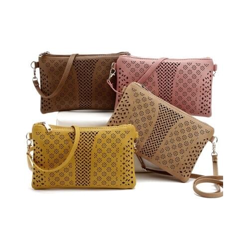 Retro Pu leather hollow messenger bags Bags for women luxury handbags women bags designer women leather bolsos mujer feminina