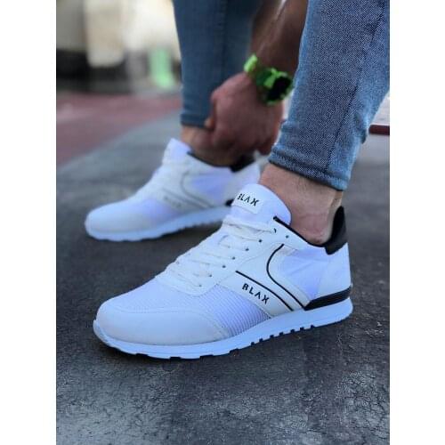 Babba WG014 White Mens Sneakers. 2021 New