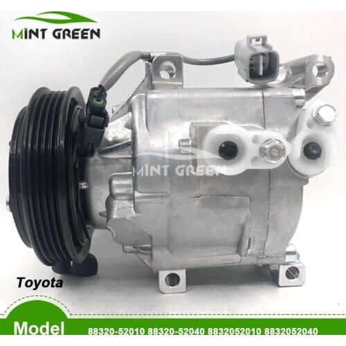 FreeShipping Conditioning Compressor For Toyota Yaris Verso 5SER09C 88310-52040 8831052040 88320-52010 88320-52040 8832052010