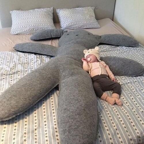 Oversized Baby Rabbit Pillow Cushion Newborn Stuffed Plush Toys Children Photography Props Home Childrens Room Decoration Doll