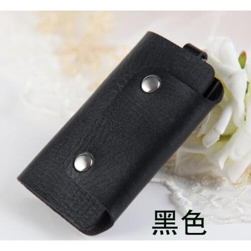 CHIZIYO Fashion PU Leather Key Organizer Men Women Genuine Keychain Covers