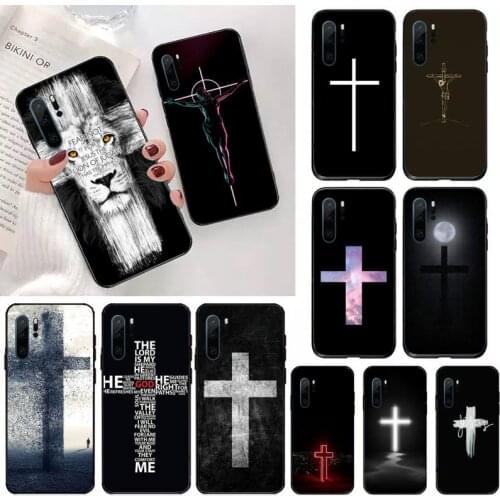 Faith Christian Religious Jesus Phone Case For Huawei P20 P30 P40 lite Pro P Smart 2019