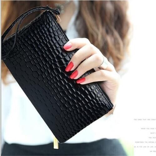 Long Wallet PU Leather Fashion Envelope Purse Clutch Handbag Bag Coin Purses Bolsos Femenina 2020