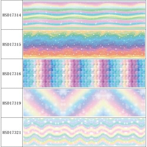 HSDRibbon free shipping 3" 75mm heat transfer printed hsd-design series Grosgrain Ribbon 50Yards/Roll