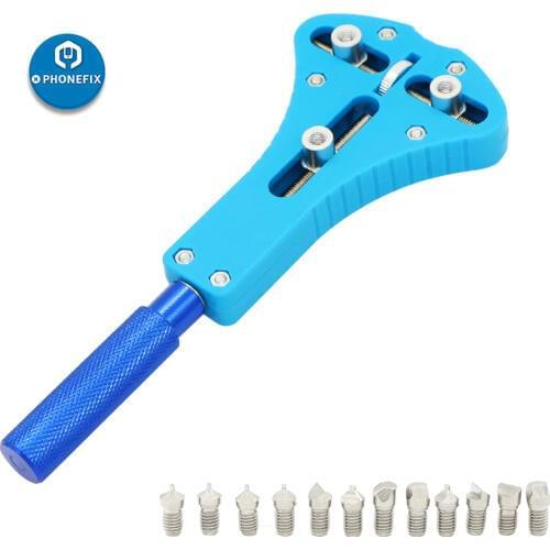 Watch Repair Tool Adjustable Screw Back Remover Wrench Repair Tool Watch Back Case Opener Battery Replacement Removal Tools