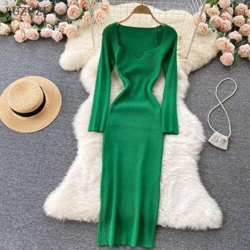 Luzuzi Fashionable Knitted Dresses