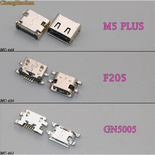 ChengHaoRan Micro USB Charging Data Plug Socket Jack connector Phone Cell Type-c for Gionee S6 S7 S8 M5 plus F205 GN5005