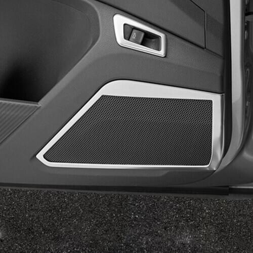 Car door audio modified stainless steel speaker frame interior dedicated Fit For Volkswagen vw t roc T-Roc 2018 2019 Accessories