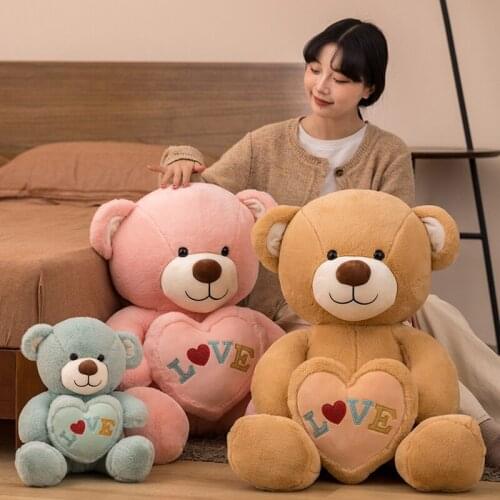 New cartoon plush hug bear toy pillow Poupée ours câlin girlfriend birthday holiday gift room decoration soft comfortable fabric
