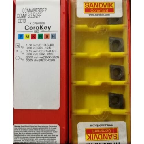 5PCS CARBIDE INSERT CCMW09T308FP CD10