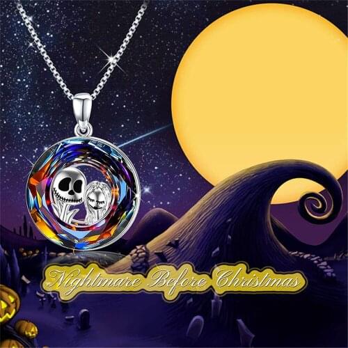 Halloween Skull Girls And Boys Necklace For Women Men Round Skeleton Choker Necklaces Goth Collar Jewelry Gifts