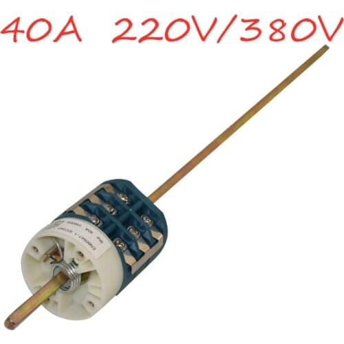 40A 220/380V Forward Reverse Switch for Car Tyre Changer Machine Tire Machine Replacement Part Turn Table Pedal Motor Switch