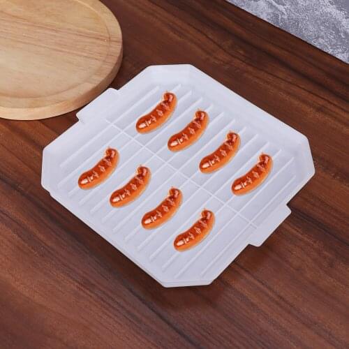 Microwave Bacon Baking Tray Useful Eggs Sausage Rack Kitchen Cooking Tools Accessories
