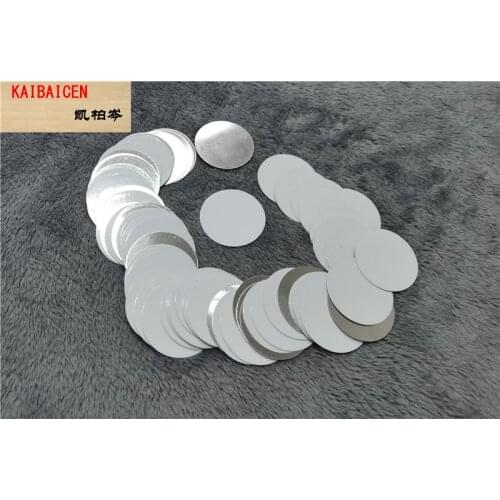 50pcs/lot Blank Sublimation Metal Plates For DIY Printing Sublimation Ink Transfer Single side Print Diameter 38MM