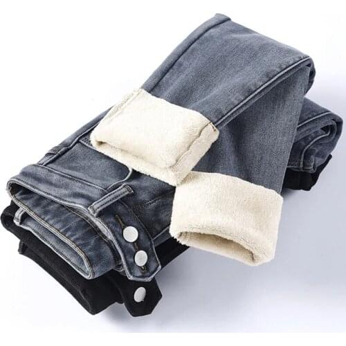 Женские утепленные джинсы Qpipsd China At AliExpress