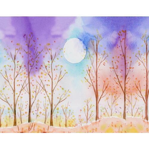 Hand drawing backdrops newborn photography props vinyl child photo backgrounds for photo Studio accessories photophone NB-252