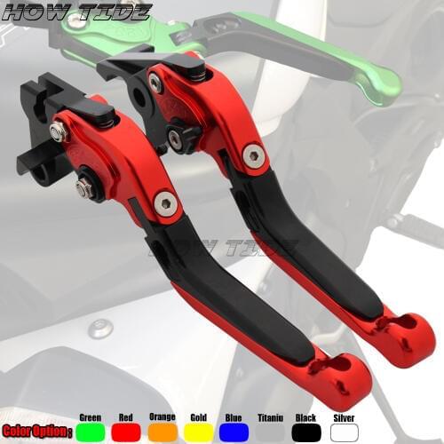 20 Colors Folding Extendable Motorcycle Brake Clutch Levers For Suzuki GSXR600 GSX-R 600 2011 2012 2013 2014 2015 2016