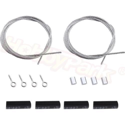 RC Car Limb Riser Cable Steel Rope for Traxxas Trx-4 TRX4 Axial SCX10 RC4WD D90 Tamiya CC01 RC Crawler Decor Parts