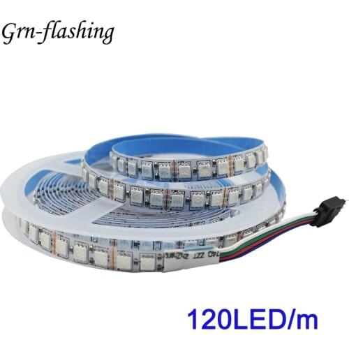 Super Bright 5m 5050 RGB LED Strip Light 120LED/m DC 12V LED Tape Remote Control for Indoor Home Bedroom TV Backlight Decoration