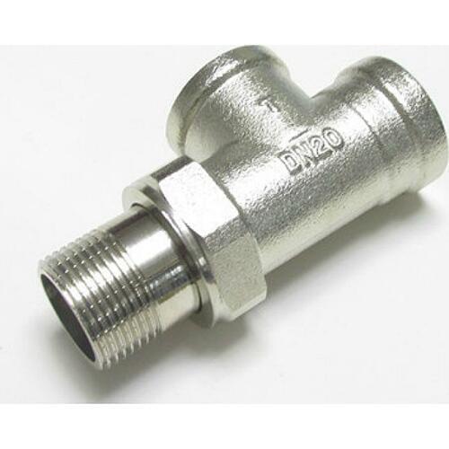 1/2" 3/4" 1" Thermostatic Radiator Valve Electric Heating Straight Valve For Electric Control Head Actuator 3 way Connector