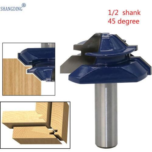 1/2 Handle Tool Puzzle And Wood Milling Cutter High Archives 45 Degree Tenon Combine Line Right Angle Knife Tungsten Alloy