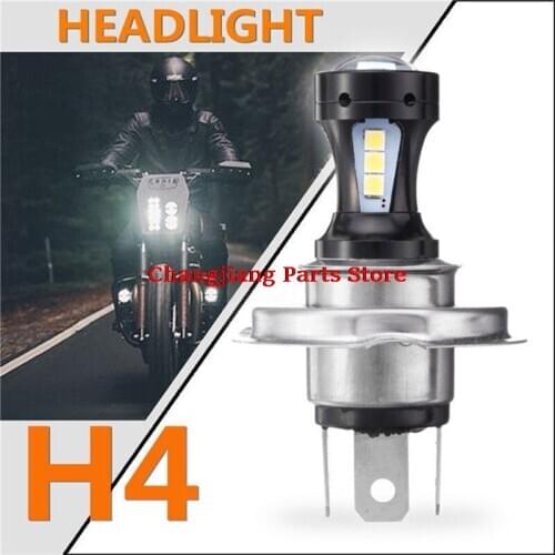 New 1 Pc Super Bright White Head Car Light Lamp Bulb H4 18W 6500K LED Light