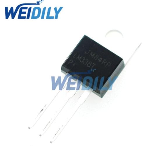 10PCS/LOT LM338T LM338 Voltage Regulator 5A 1.2V To 32V Output is short-circuit protected TO-220