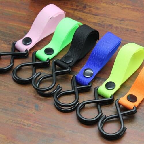 1PC 2X Buggy Clip Pram Pushchair Stroller Side Hook Baby Handle Shopping Bag Plastic Bag Baby Carriage Hook Up