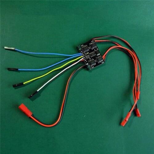 4CH Two Way Brushed ESC Motor for 16:1 Tank 5Ax4 Bidirectional Electronic Speed Controller Model Spare Parts