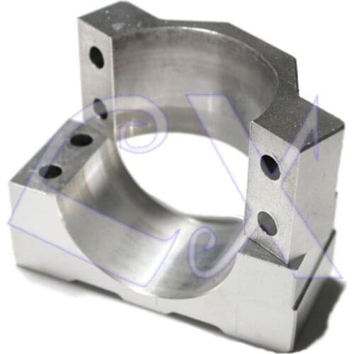 55mm Spindle Motor Bracket 400 500W Aluminum Mold Diameter Mounting Clamp With 4 Screws For Engraver Spindle Milling Machine