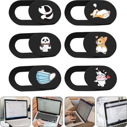 6pcs Webcam Cover Privacy Protective Cover Mobile Computer Lens Camera Cover Anti-Peeping Protector Shutter Slider