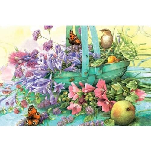 YIKEE Diamond Painting Butterfly Flowers Animal Full Square/Round Drill Diamond Embroidery Picture Of Rhinestones Beadwork y1256