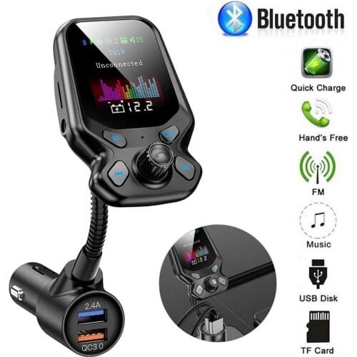 Wireless Bluetooth Car FM Transmitter MP3 Player Radio Adapter USB Charger Kit Handsfree Car Kit FM Transmitter Charger