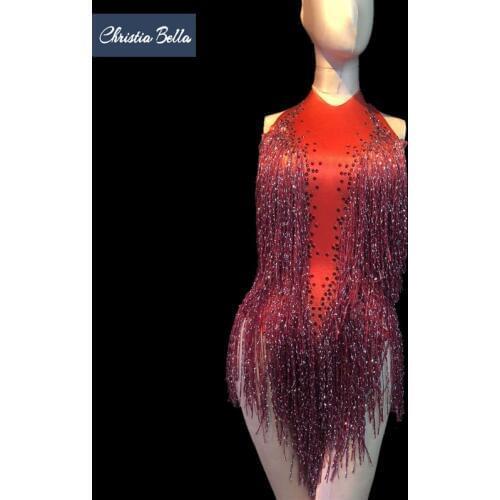 Christia Bella Red Swimwear