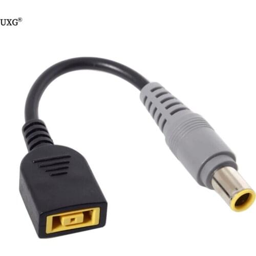DC Square USB Plug Female To 7.9x5.5mm Male Power Adapter Converter Connector Cable Cord Thinkpad Charger Adapter